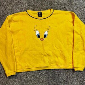 Vintage Tweety‎ Bird 1997 Crop sweatshirt